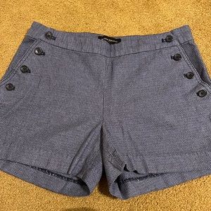 Banana Republic Navy and White Shorts!